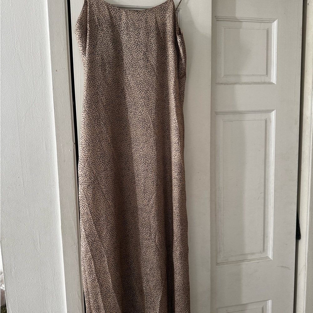 Mango Spotted Pattern Dress